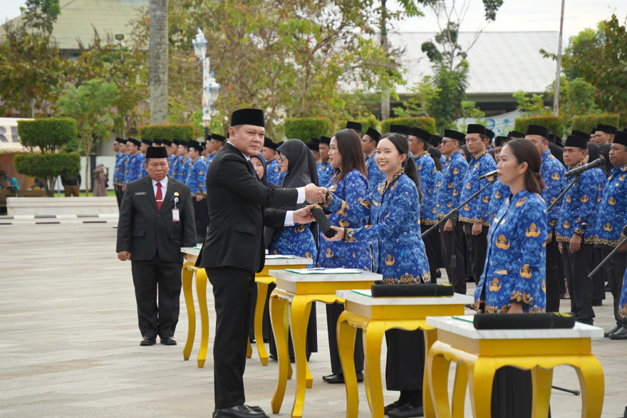 Pelantikan CPNS dan P3K Kabupaten Paser Tahun 2025